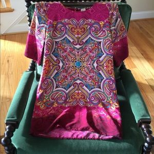 Colorful like new day or evening dress! Size Small